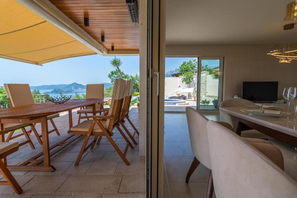 Luxury Villa Crystal Blue Sveti Stefan Esterno foto
